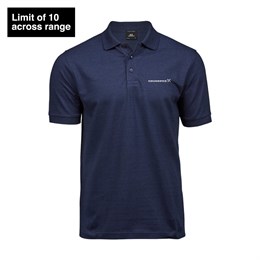 Luxury Stretch Polo, Denim, Men