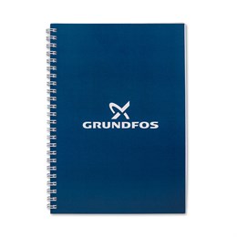 A5 Notebook with blue front cover