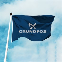 Grundfos Flag, 200 x 145 cm